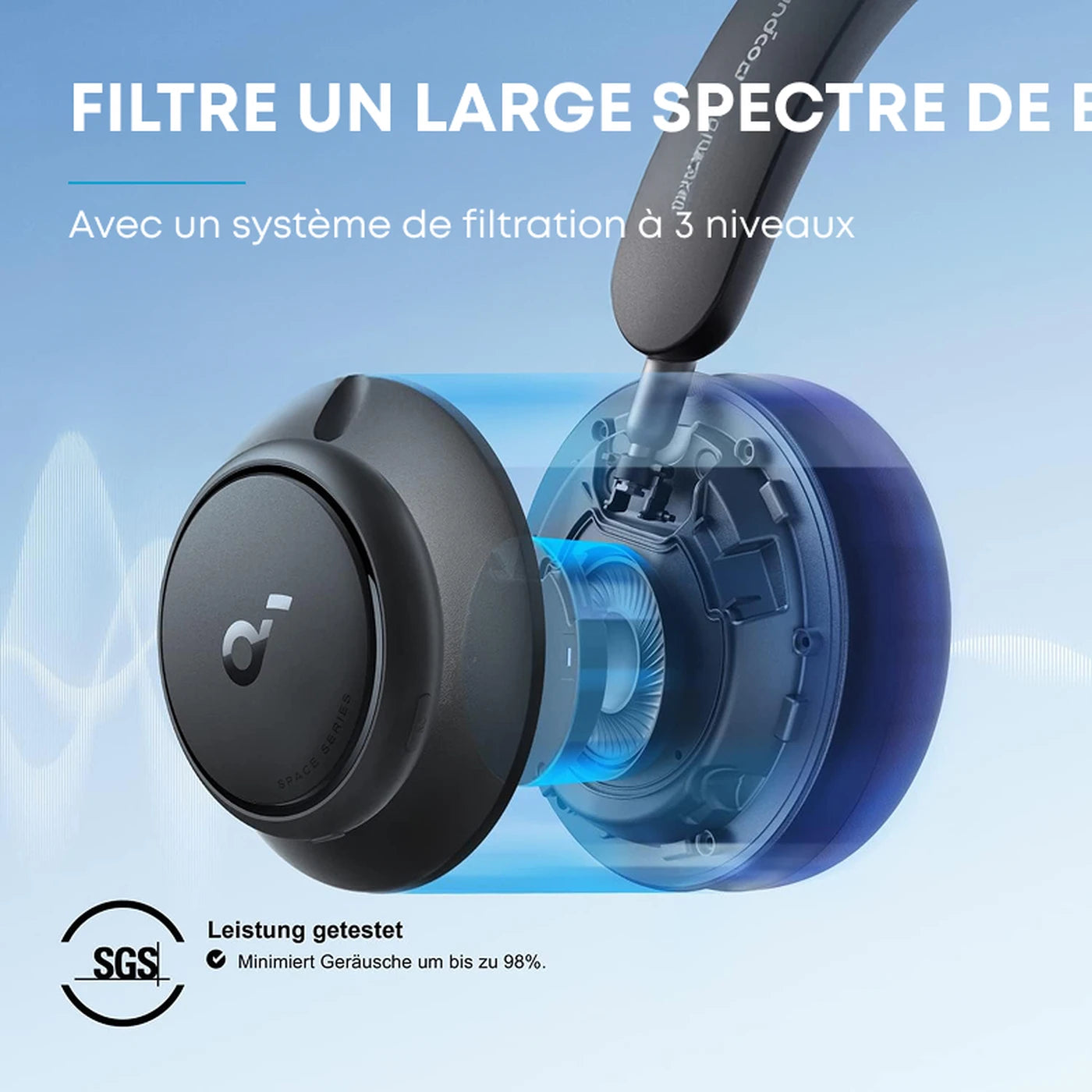 Space One Pro | Casque pliable supra-auriculaire