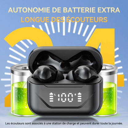 FITTEK A17 Pro écouteurs de traduction intelligents sans fil Bluetooth